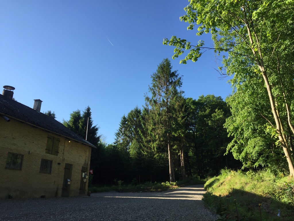 Solrigt kig over CamperParkens omgivelser