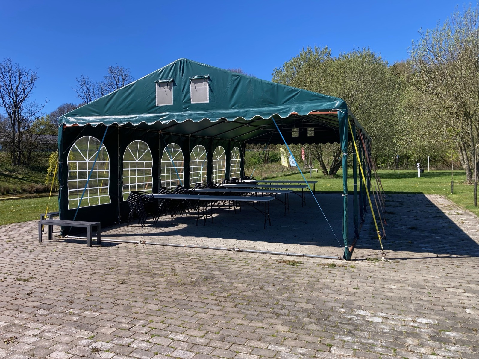 Madpakketelt hos Haderslev ParkGolf